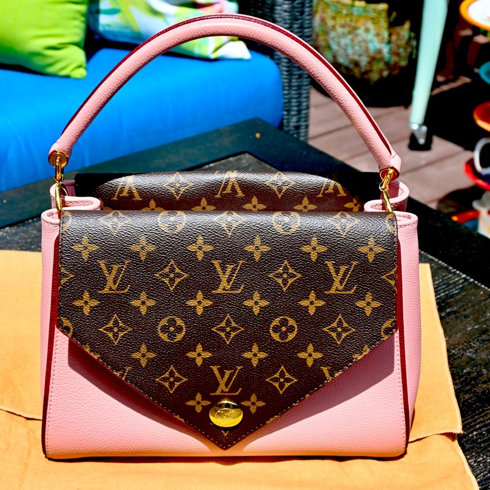 Louis Vuitton Rose Monogram Double V Bag